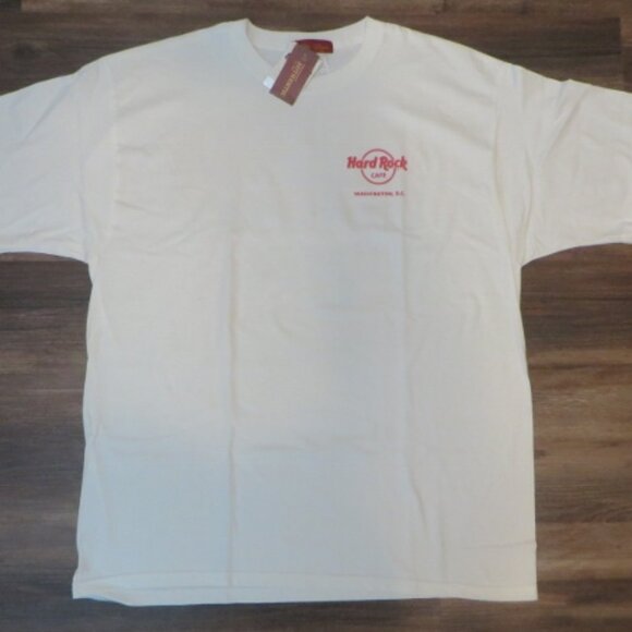 Hard Rock Cafe Washington DC T-Shirt - Rare EAGLE Playing GUITAR - XL - NEW - Picture 2 of 9